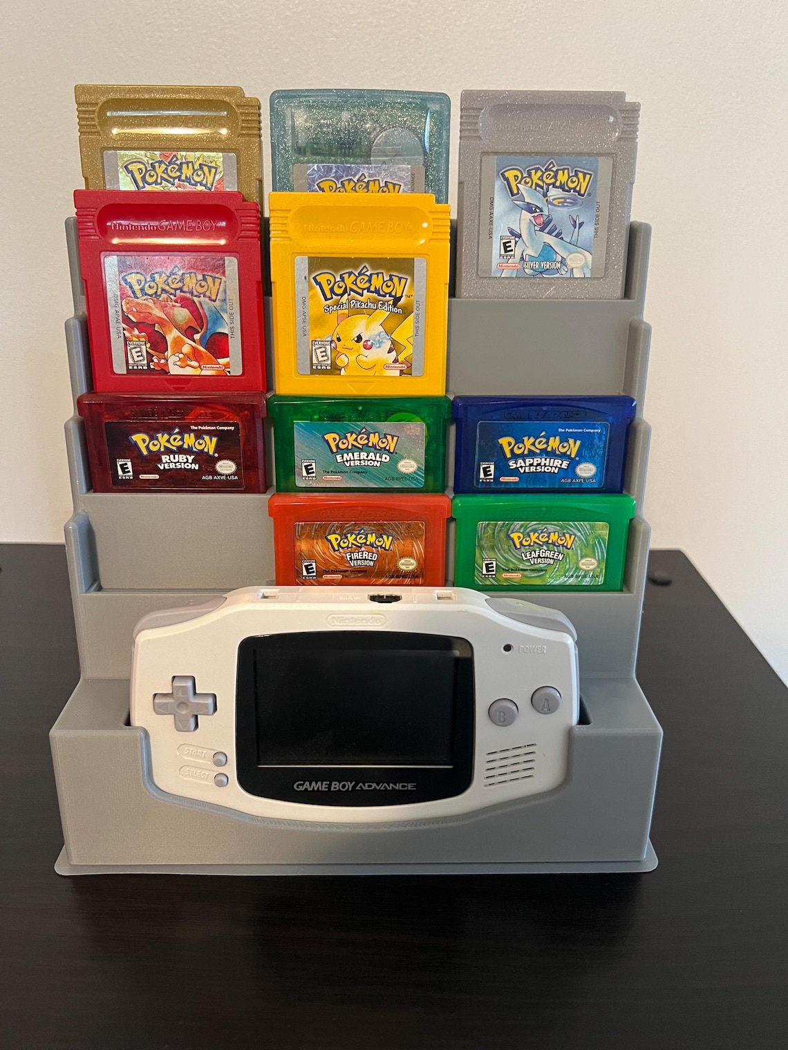 Game Boy Cartridge & Handheld Display Stand – 3D Printed GBA Organizer ...