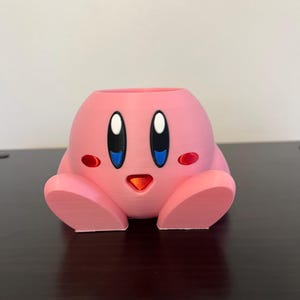 Kirby Pen & Pencil Holder – Desk Organizer for Gamers