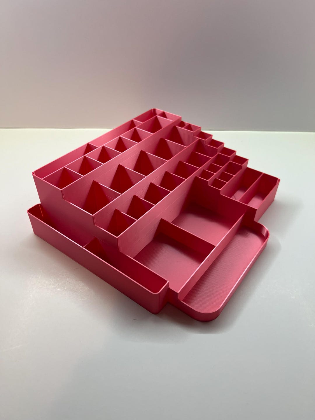 Large Makeup Organizer | Multi-compartment Cosmetic Storage Tray ...