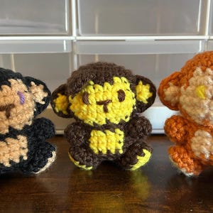 LEGO Monkie Kid Inspired Mini Monkey Plush/Keychain