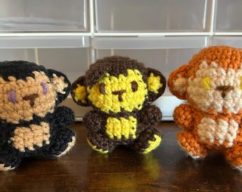 LEGO Monkie Kid Inspired Mini Monkey Plush/Keychain