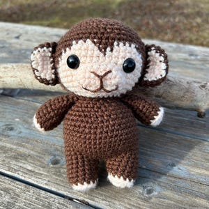Crochet Monkey Plush