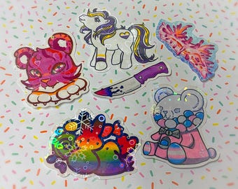 Lgbt Pride Holographische Vinyl Sticker Pack