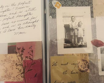 Custom Handmade Scrapbook Album: Personalized Photo Memory Book