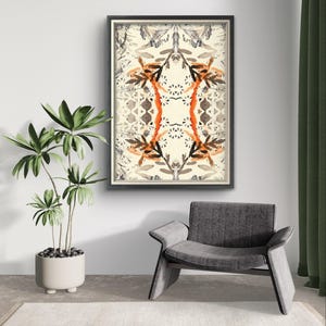 Stampa Fine Art – Groove / Decorazione astratta ritmica organica
