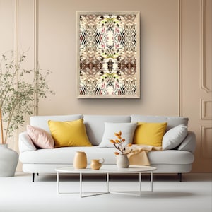 Stampa artistica – Viticcio / Movimento delicato e connessione naturale Arte murale contemporanea
