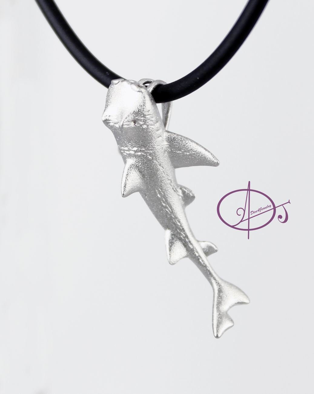 Port Jackson Shark Necklace Sterling Silver 3D Crested Horn | Etsy