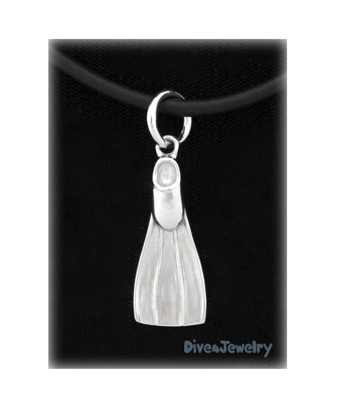 Dive Fin Necklace Snorkeling Swimming Flipper Scuba Diving Fin Charm