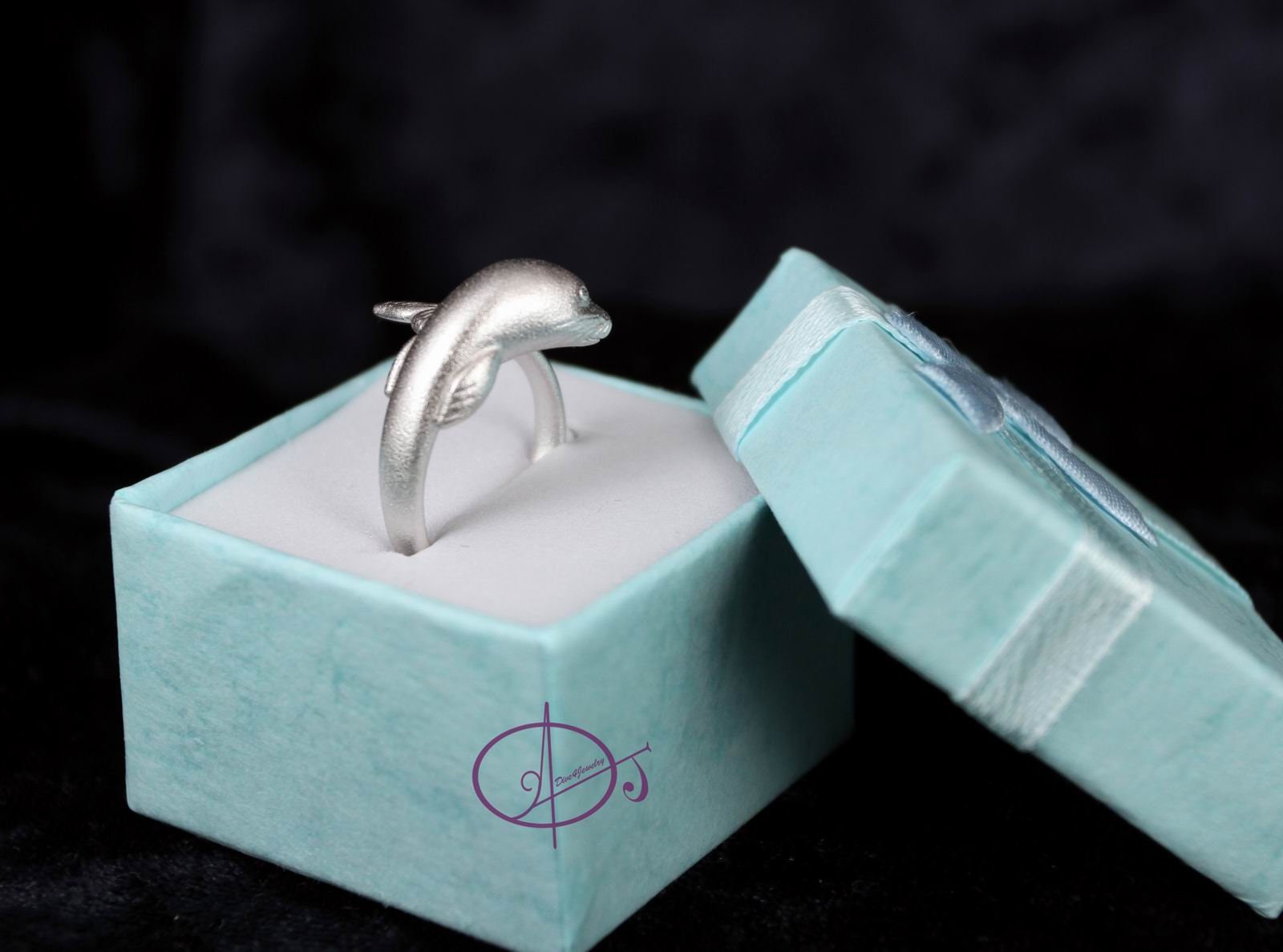 Seal Ring Solid 925 Sterling Silver Rhodium Satin Finish Size 