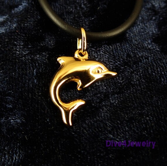 Single Dolphin Polished Sterling Silver Necklace - Your Choice Chain Included Single Dolphin Polished Sterling Silver Necklace - Your Choice Chain Included