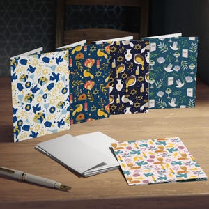Set di 5 biglietti di auguri ebraici - Biglietti Judaica per Shabbat e Hanukkah / Biglietti di auguri festivi per le festività ebraiche con buste
