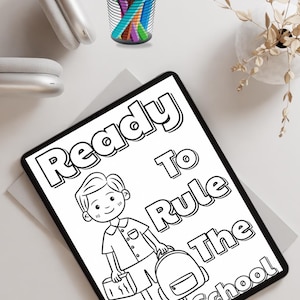 Back to School Coloring Book | Back to School activity | Printable Back to School Coloring pages | Back to School Coloring Sheet