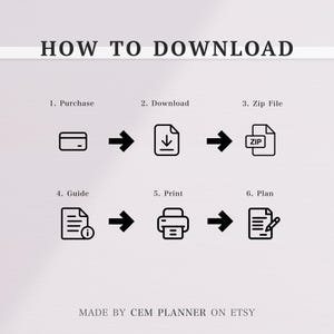 Basic Notes Papier Set｜A6 Größe 6 Ring｜Gitter, Punkt, Liniert, zweispaltige Seiten｜Casual, Memo Notes Vorlage｜A4 druckbare Einsätze｜PDF Download｜53 Bild 8