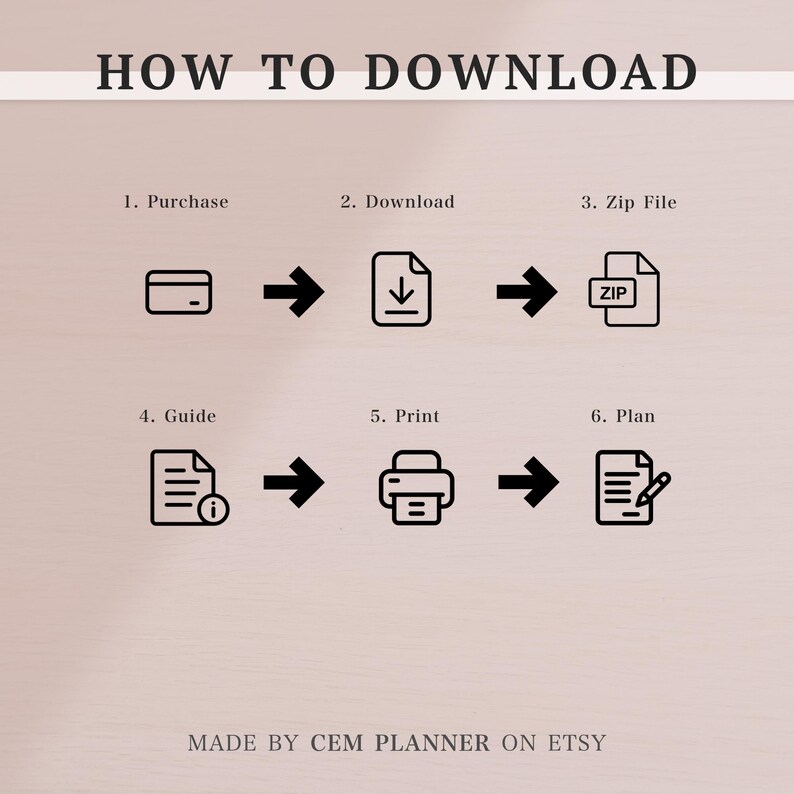 Minimalist Checklist Printable｜personal Wide Size｜daily Routine Tracker ...