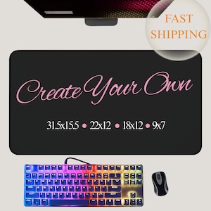 Personalized Desk Mat - Custom TCG Playmat, Large Mouse Pad, Father&#39;s Day Gift, Christmas Gift, Boyfriend Gift, Gift for Her