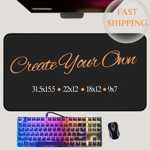 Personalized Desk Mat - Custom TCG Playmat, Large Mouse Pad, Father&#39;s Day Gift, Christmas Gift, Boyfriend Gift, Gift for Her