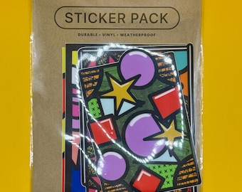 Abstract Vibes - Sticker Pack (4 Designs)