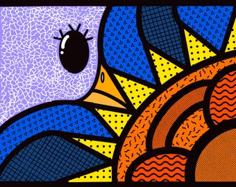 Flight at Sunrise - Sticker