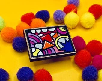 Abstract Essence - Wooden Pin