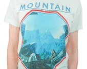 Vintage MOUNTAIN shirt 1985 Concert shirt Band tee 1980s shirt 1980s tee Mountain shirt Mountain tee Bohemian shirt Hippie shirt Boho tee