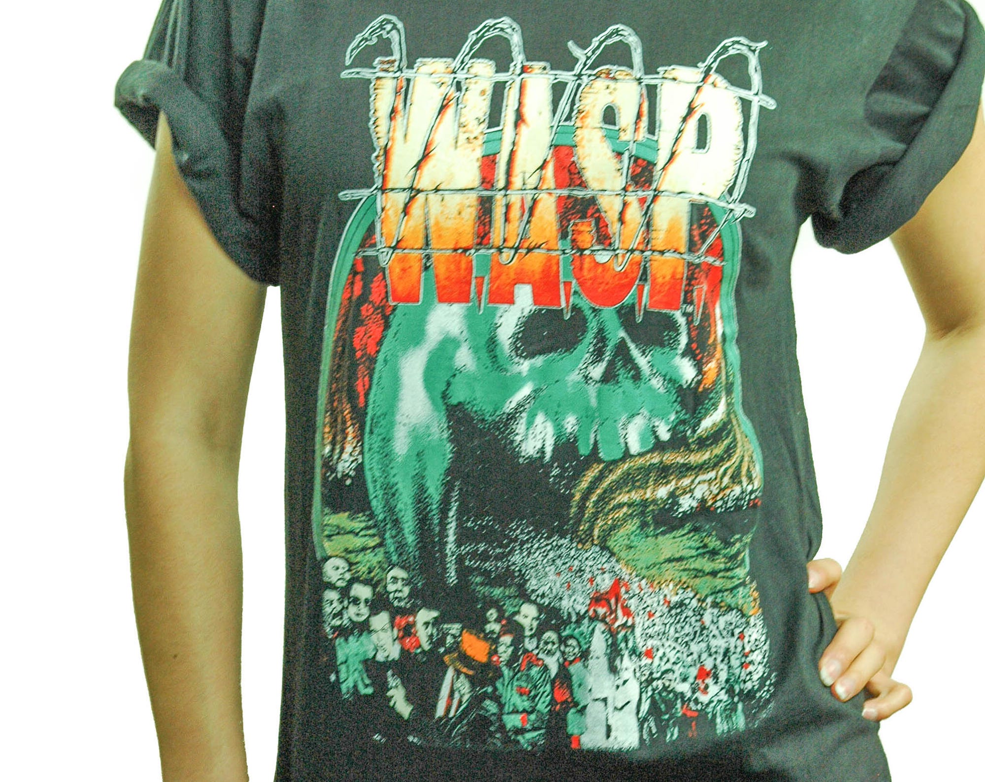 Vintage WASP Shirt 1989 European Tour 1980s Band T-Shirt