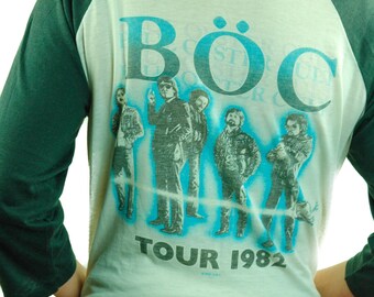 ヴィンテージ ブルー オイスター カルト シャツ 1982 ツアー BOC
