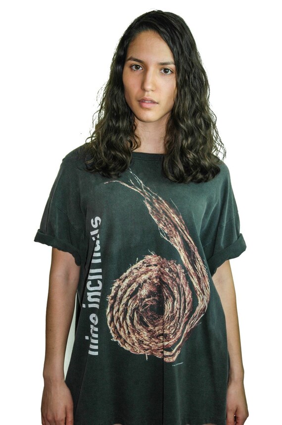 Vintage NIN Shirt 1990s Te 90s Tee 90s Shirt Band