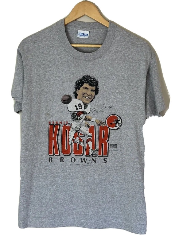 Vintage Cleveland Browns Shirt Bernie Kozar Gray S