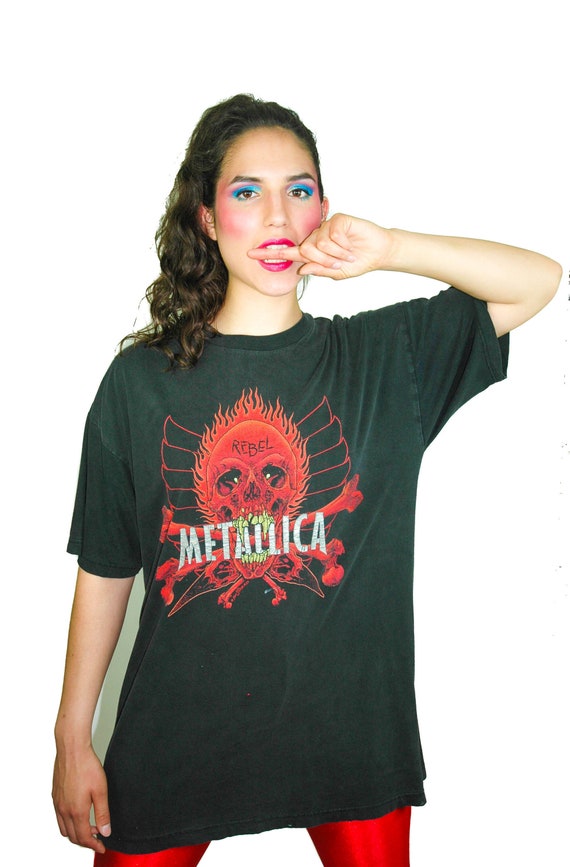 Vintage Metallica shirt REBEL Concert shirt Band T