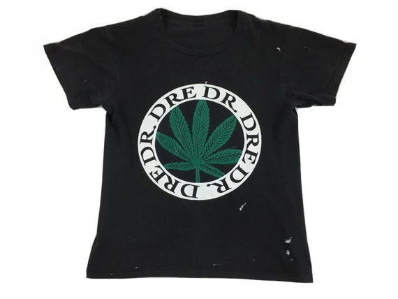 Vintage Dr. Dre Shirt the Chronic 90s Rap Tee Hip Hop Black Crew