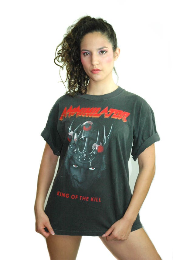 Vintage Annihilator Shirt 1995 King of the Kill Co