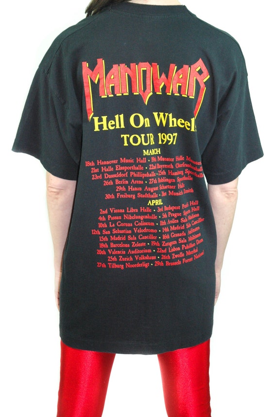 【Raucohouse】Hell hand printing over t-shirt Raucohouse】Hell hand printing over t-shirt (Raucohouse/T