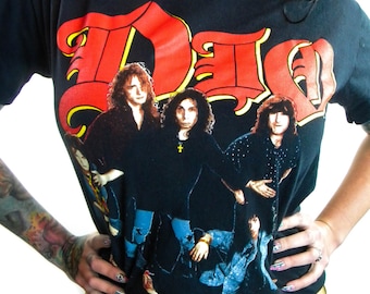 1980's DOKKEN Vintage Concert 1987 TOUR Glam Rock Hair Metal Band