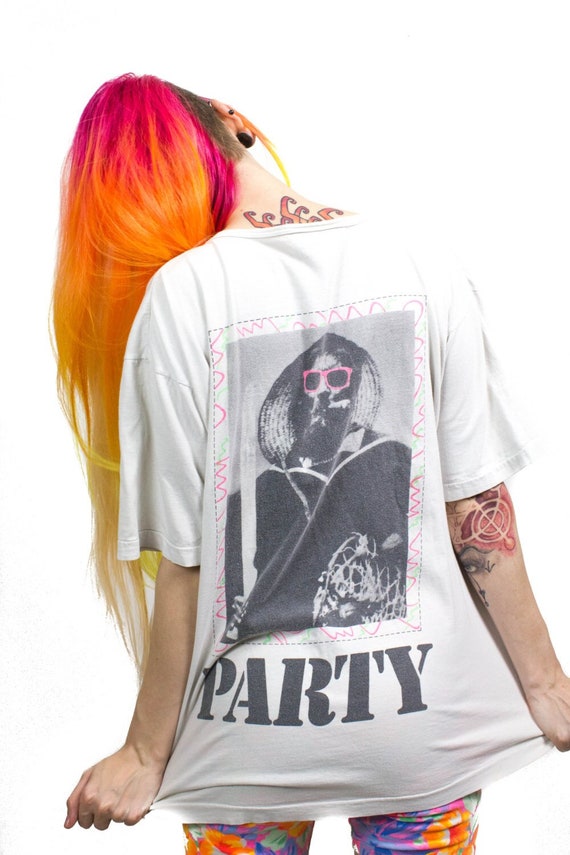 Vintage Party shirt 1990s Weed Punk Rock Cannabis… - image 1