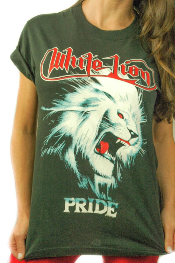 Vintage WHITE LION shirt 1988 Pride Tour Concert … - image 2