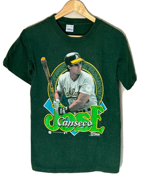 Vintage Jose Canseco Shirt Oakland Athletics Gree… - image 1