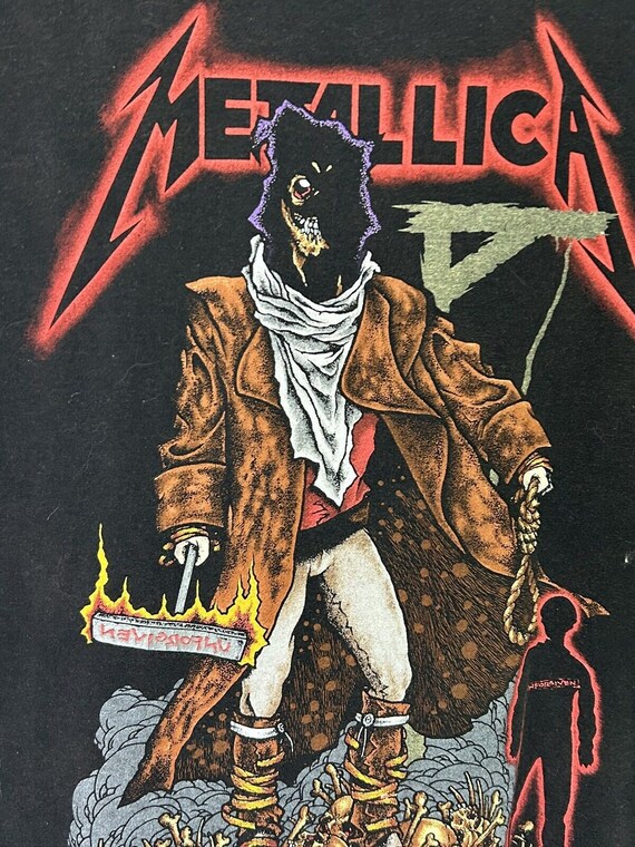 Vintage Metallica Shirt Concert Shirt 1994 Unforg… - image 2