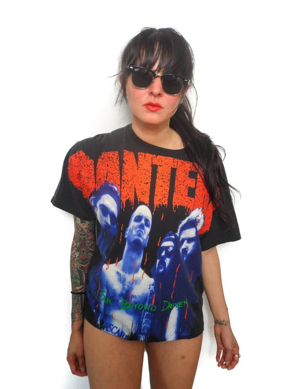Vintage PANTERA Shirt 90s All Over Print Concert Shirt Band