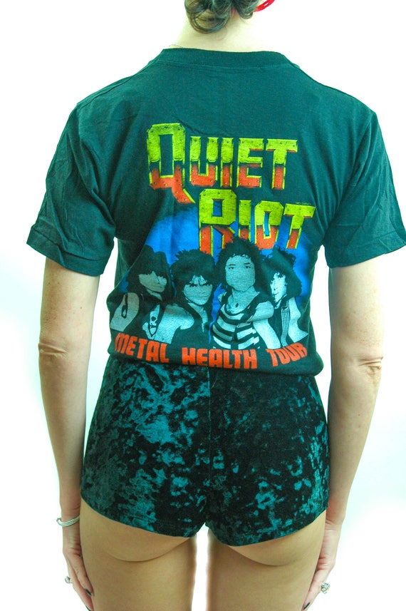 Vintage Quiet Riot Shirt 1983 Concert Shirt Band … - image 2