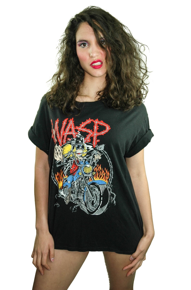 Vintage WASP Shirt American Tour Concert Shirt Band Tee 80s Etsy UK