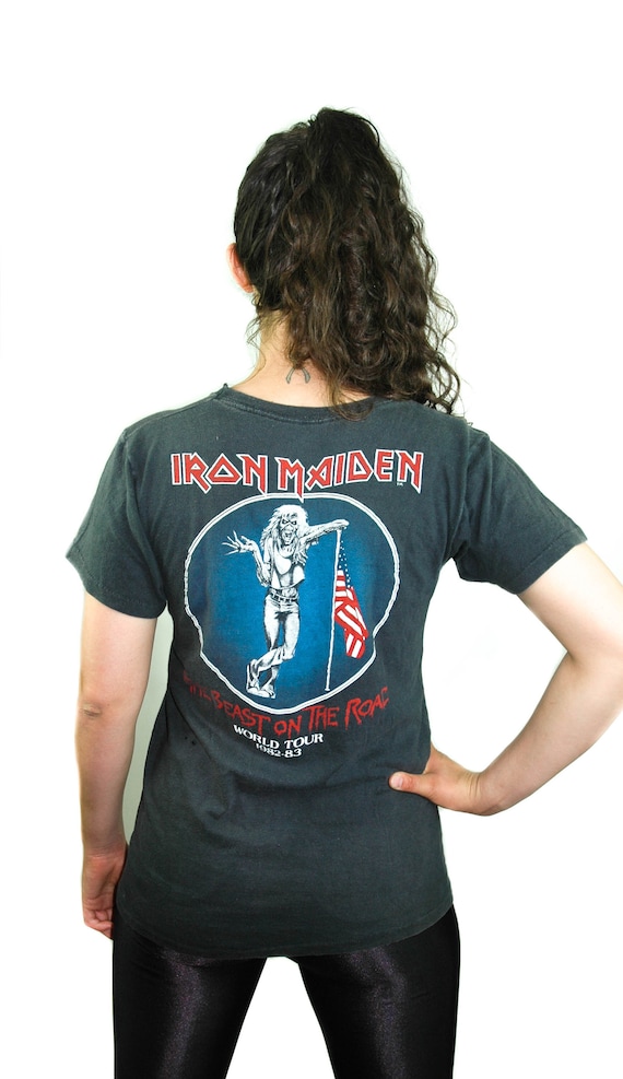 80s　リッチスタジアム Tシャツ 1982年 アイアン・メイデン　ヴィンテージ 80s リッチスタジアム Tシャツ 1982年 アイアン・メイデン