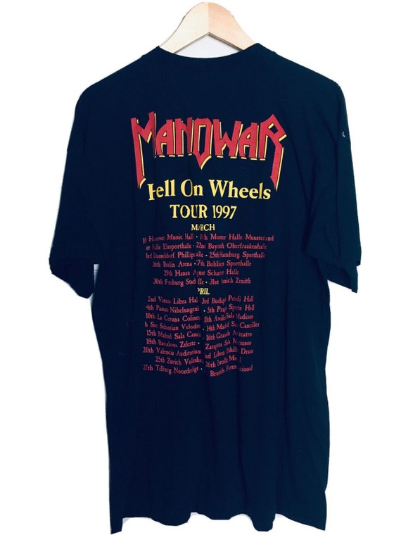 Vintage Manowar shirt Louder Than Hell Concert sh… - image 3