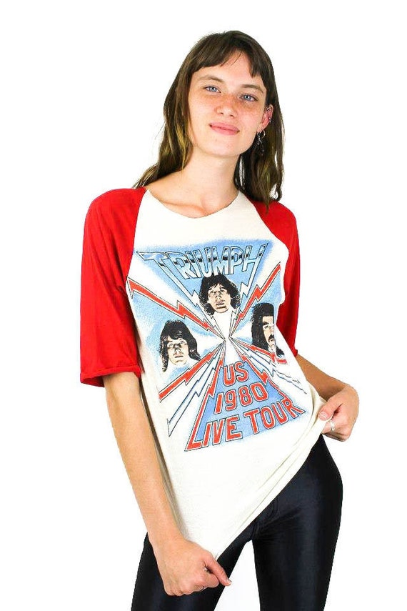Vintage Triumph Shirt 80s Tee 80s Concert Shirt 80s s… - Gem