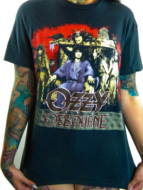 Vintage Ozzy Osbourne Shirt 80s No Rest for the Wi
