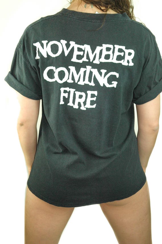 Vintage SAMHAIN shirt November Coming Fire Concer… - image 3