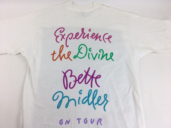 Vintage Bette Midler shirt Experience The Devine … - image 7
