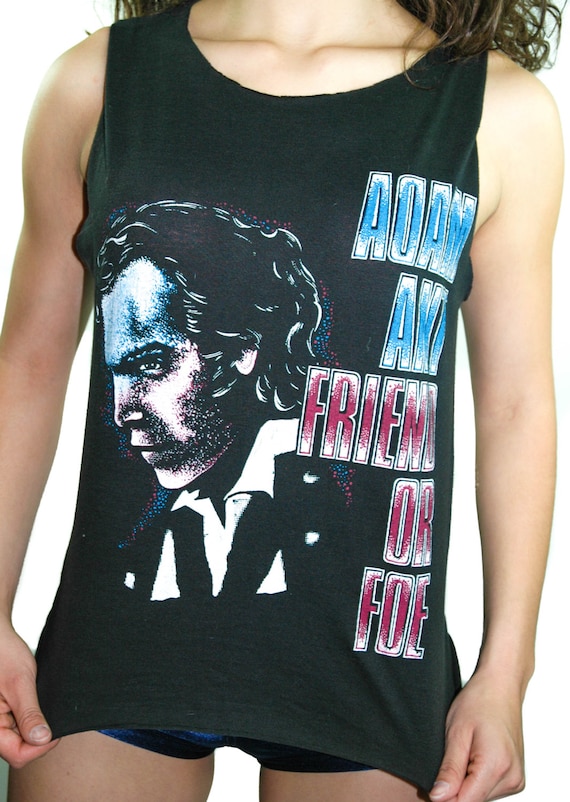 Vintage Adam Ant shirt 80s Band Tee Concert shirt… - image 1