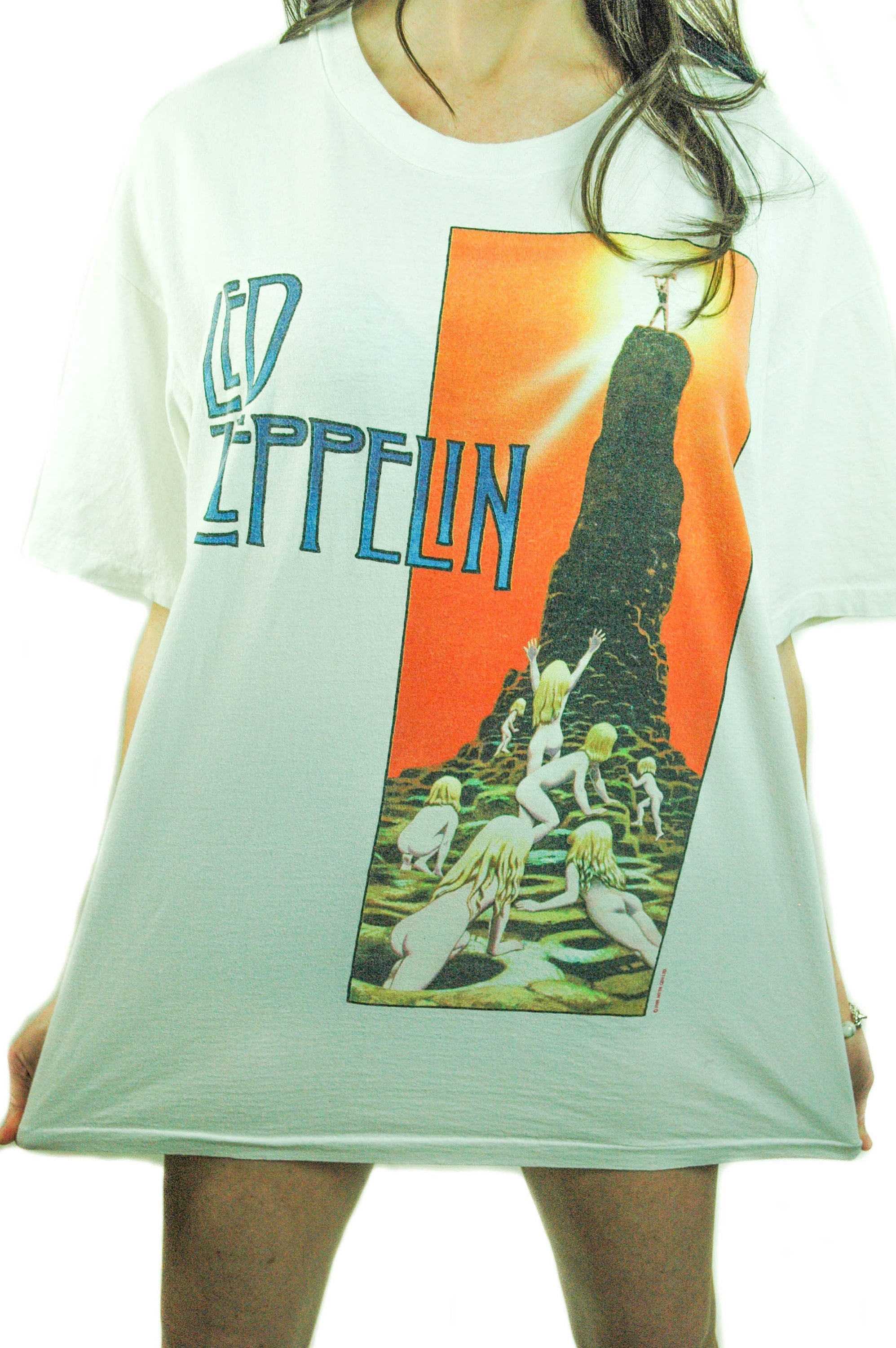 Vintage Led Zeppelin Shirt 1988 Houses of the Holy Concert Shirt 