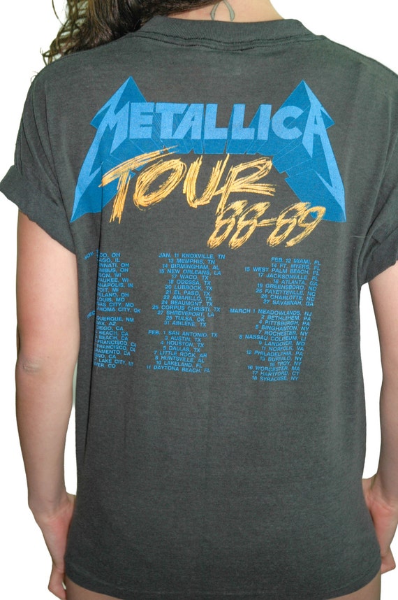 Vintage Metallica Shirt And Justice for All 88-89… - image 5