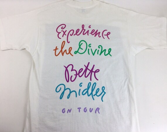 Vintage Bette Midler shirt Experience The Devine … - image 5